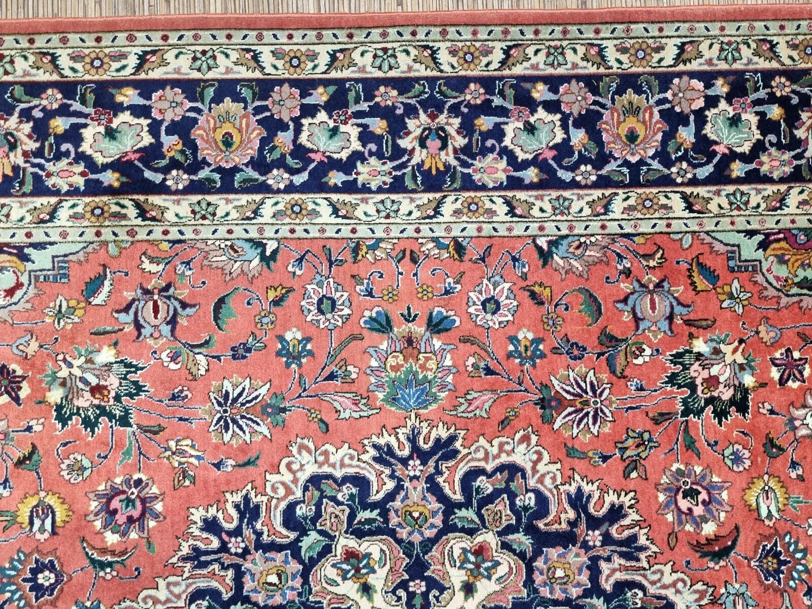 Perserteppich Tabriz 286x178 cm Korkwolle handgeknüpft