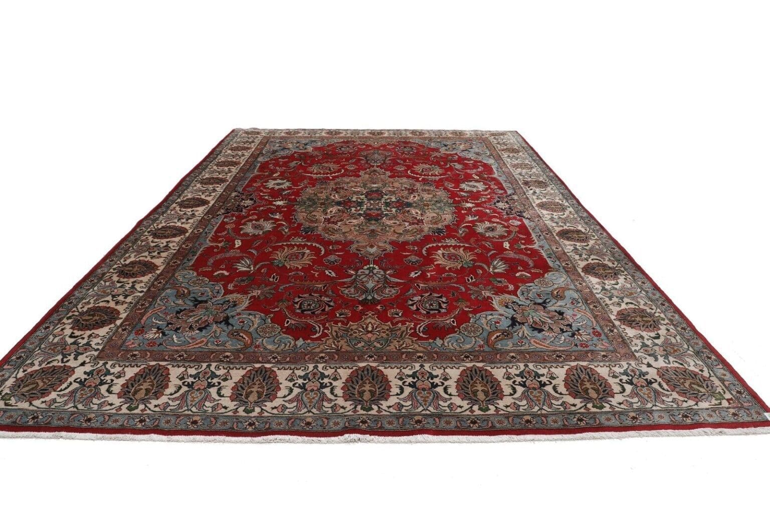 Perserteppich Täbriz 435 x 300 cm Wolle handgeknüpft