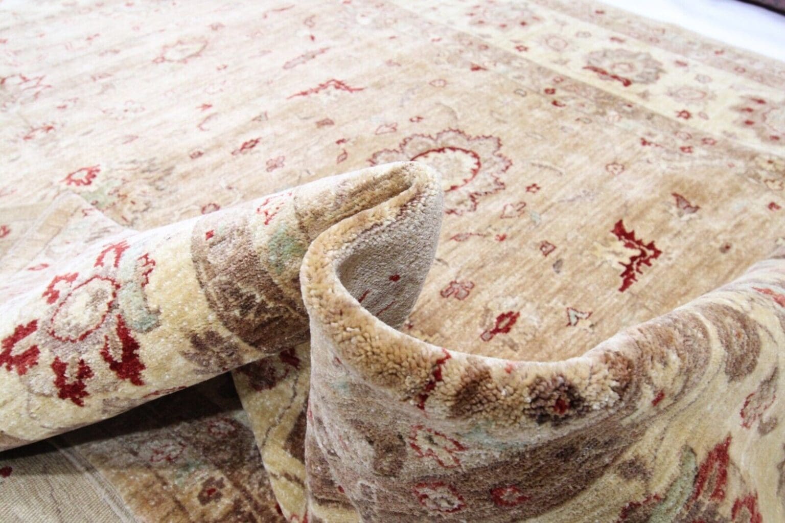 original-ziegler-teppich-aus-pakistan-300-cm-x-245-cm-exzellenter-zustand-1-7 Orientteppich Ziegler Farahan 300 x 245 cm W handgeknüpft