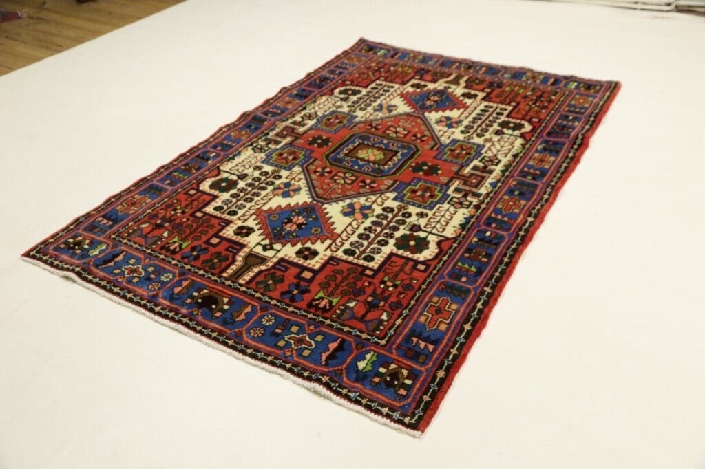 Perserteppich Nahavand 205x135 cm Wolle handgeknüpft