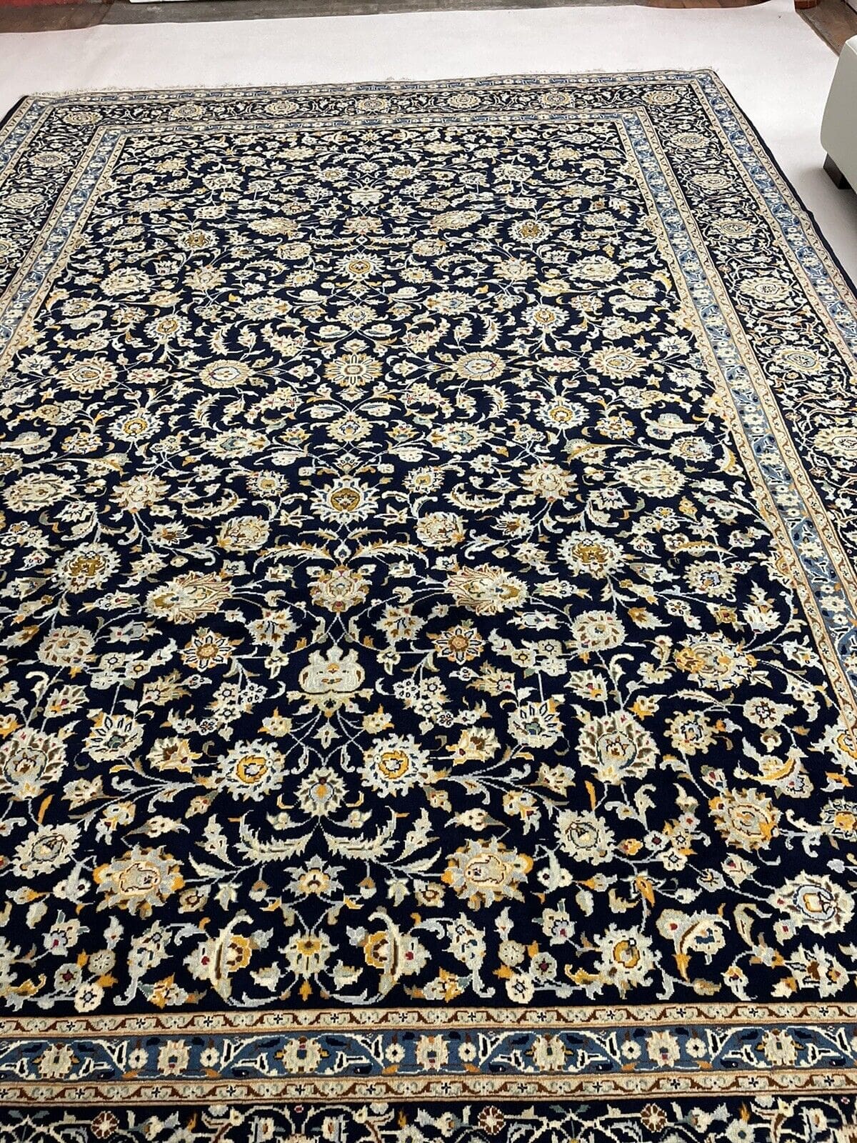 Perserteppich Keshan 400 x 280 cm Wolle handgeknüpft