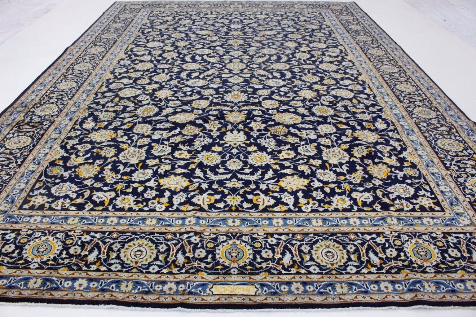 Perserteppich Keshan 400 x 280 cm Wolle handgeknüpft