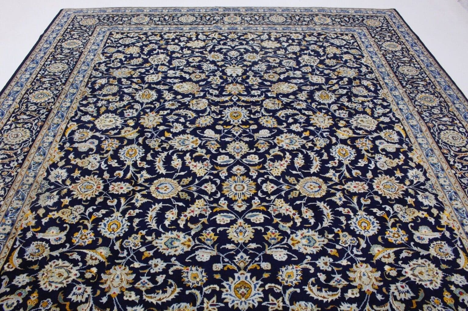 Perserteppich Keshan 400 x 280 cm Wolle handgeknüpft