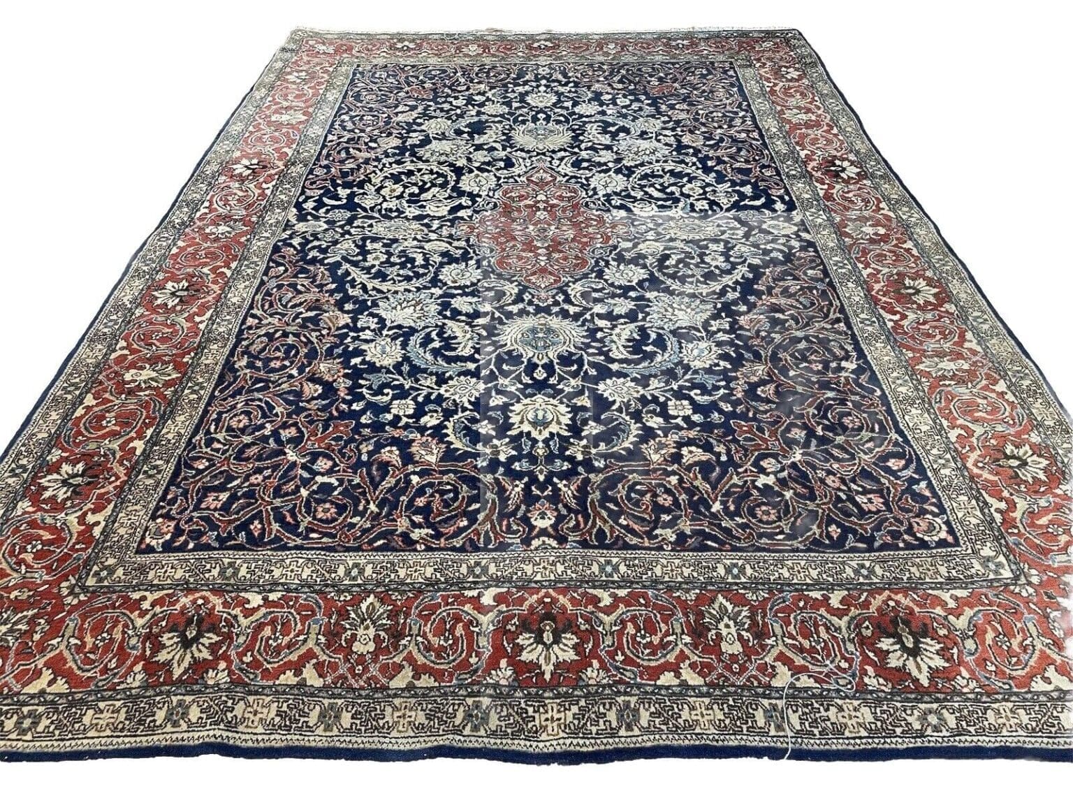 Perserteppich Sarough 310 x 220 cm Wolle handgeknüpft