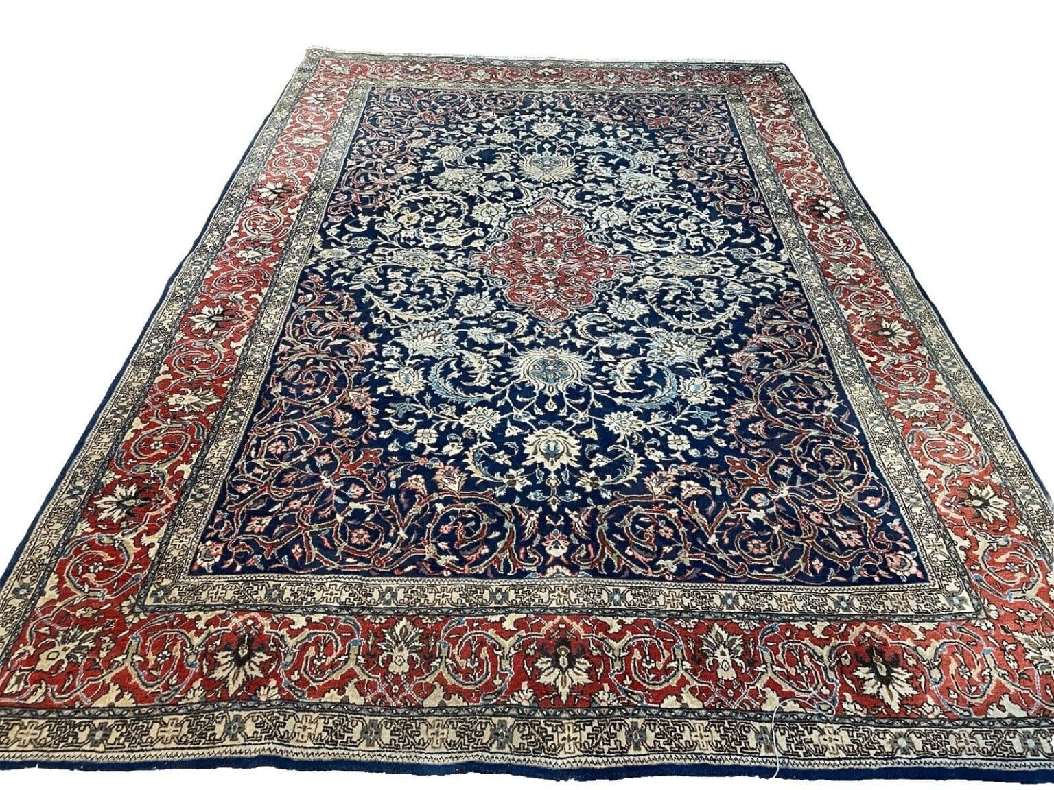 Perserteppich Sarough 310 x 220 cm Wolle handgeknüpft