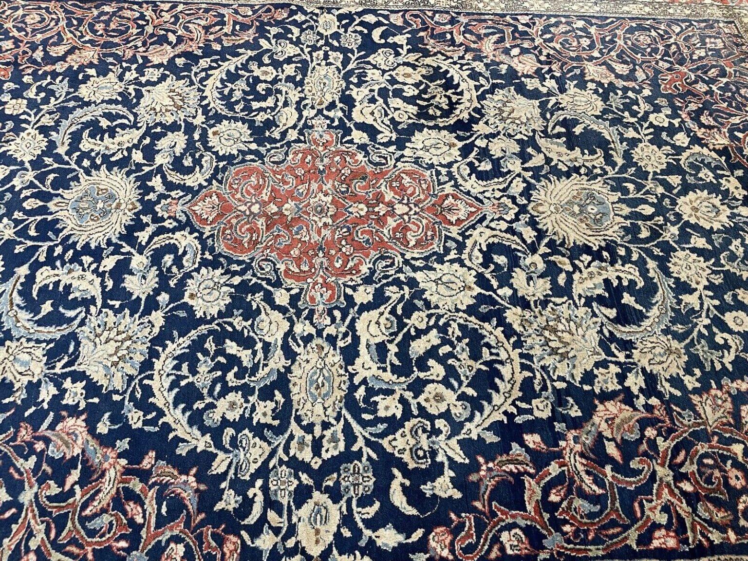 Perserteppich Sarough 310 x 220 cm Wolle handgeknüpft