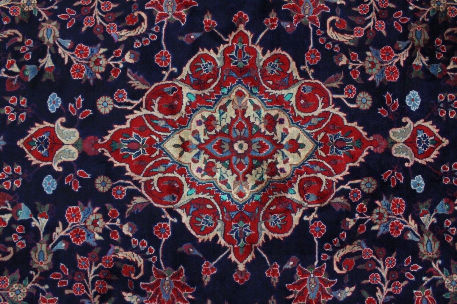 schoner-hamadan-perserteppich-310x230-cm-handgeknupft-traditioneller-6 Perserteppich Hamadan 310x230 cm Wolle handgeknüpft