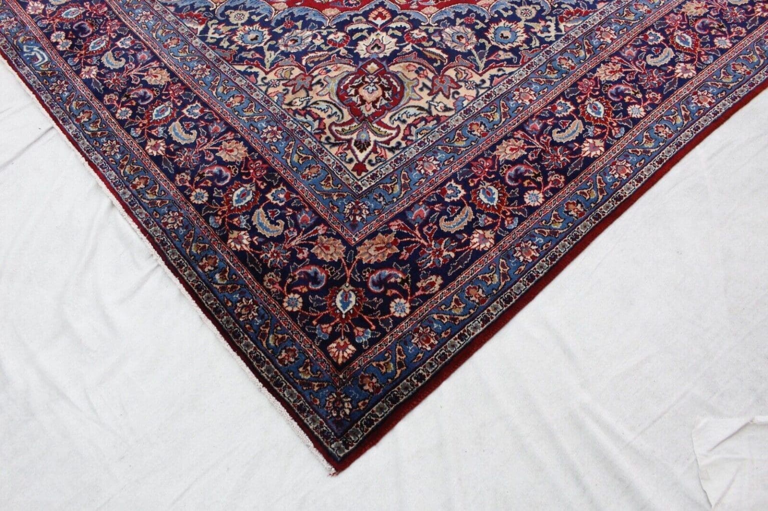 Perserteppich Mashad 410 x 300 cm Wolle handgeknüpft