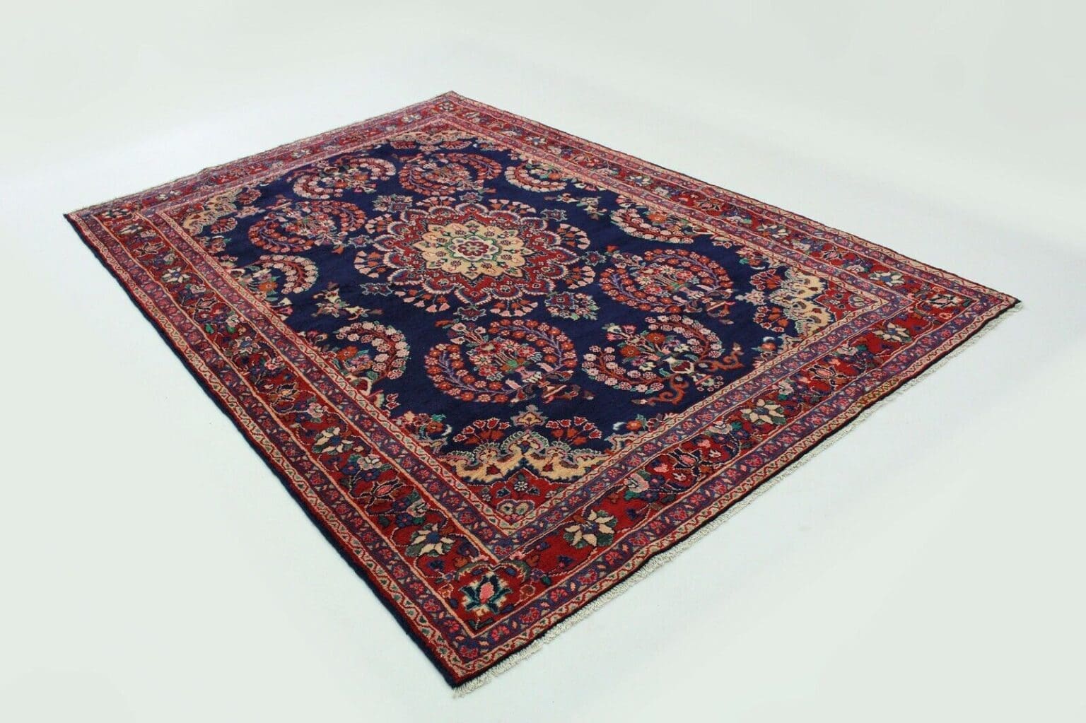 ekbatan-blau-310x210-cm-klassischer-handgeknupfter-perserteppich-in-1 Perserteppich Ekbatan 310 x 210 cm Wolle handgeknüpft