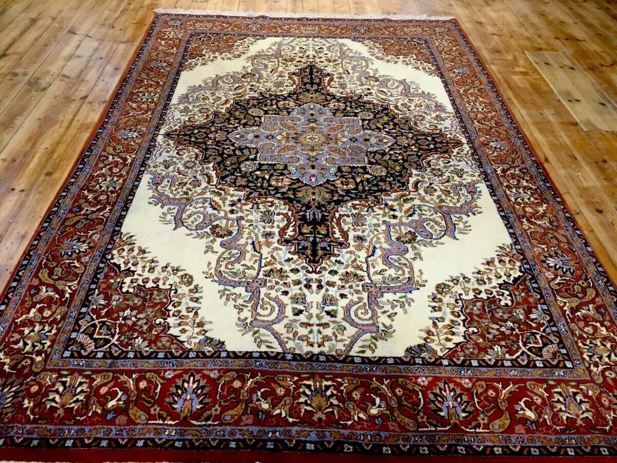 Orientteppich Sarough 300 x 200 cm Wolle handgeknüpft