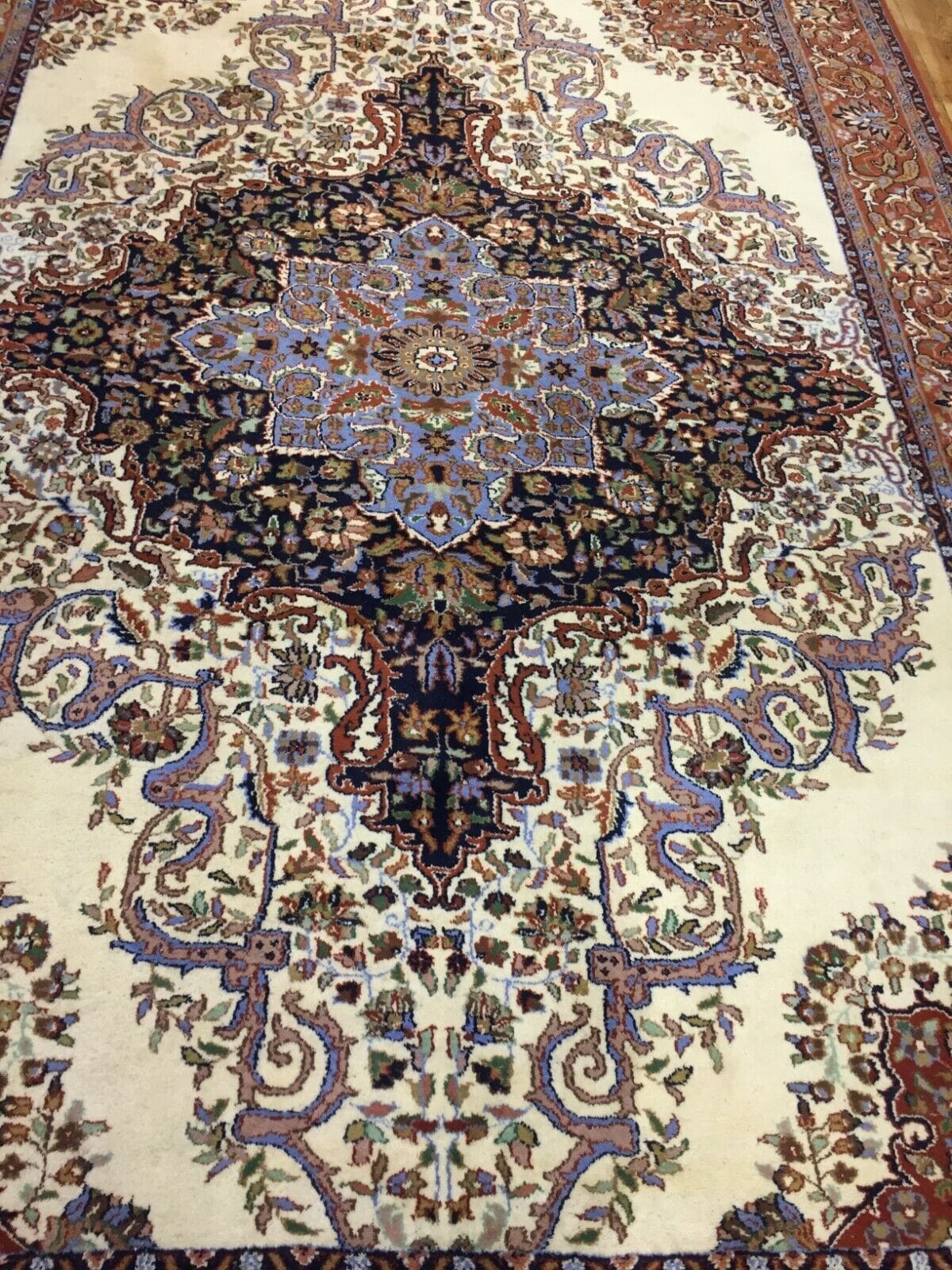 Orientteppich Sarough 300 x 200 cm Wolle handgeknüpft