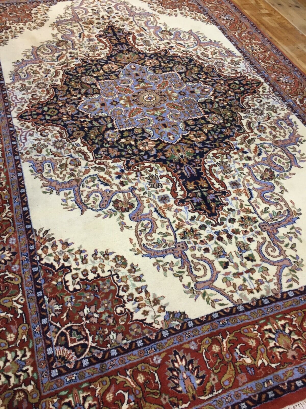 Orientteppich Sarough 300 x 200 cm Wolle handgeknüpft