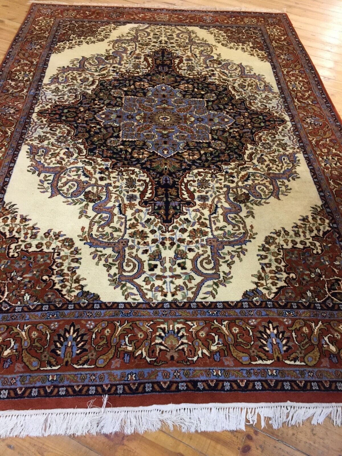 Orientteppich Sarough 300 x 200 cm Wolle handgeknüpft