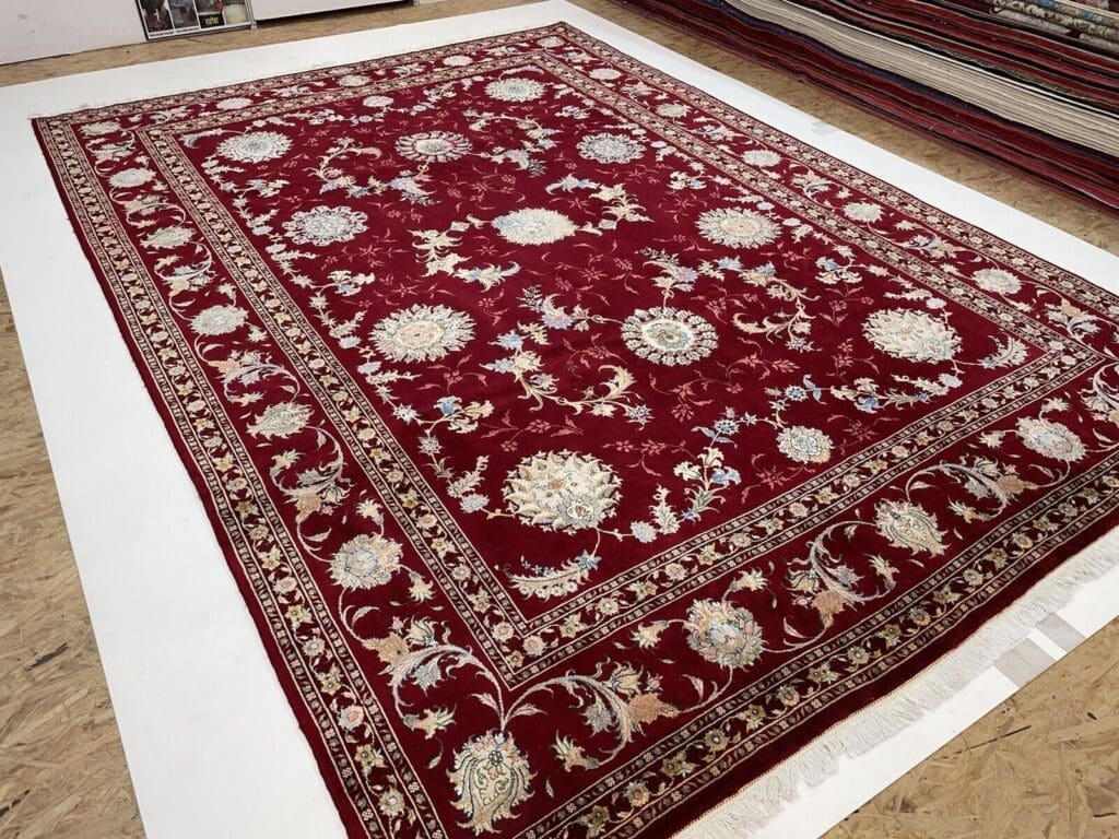 Perserteppich Tabriz 348 x 248 cm Seide handgeknüpft