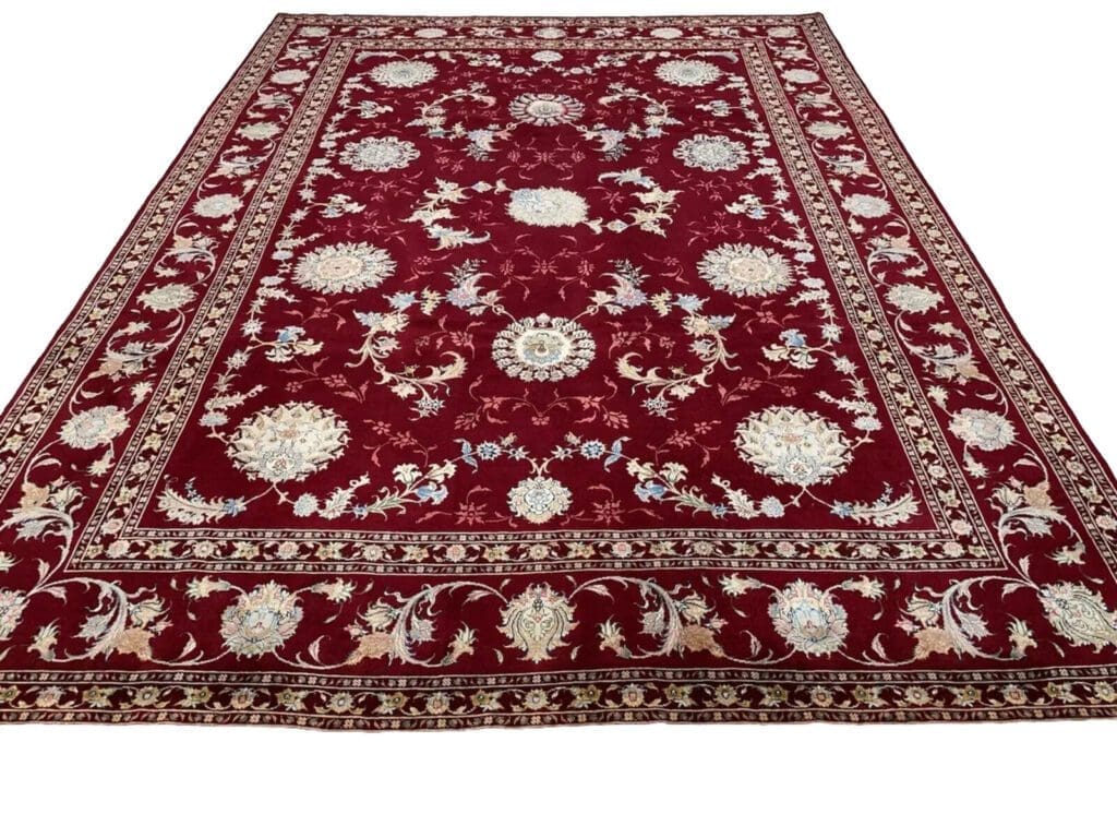 Perserteppich Tabriz 348 x 248 cm Seide handgeknüpft