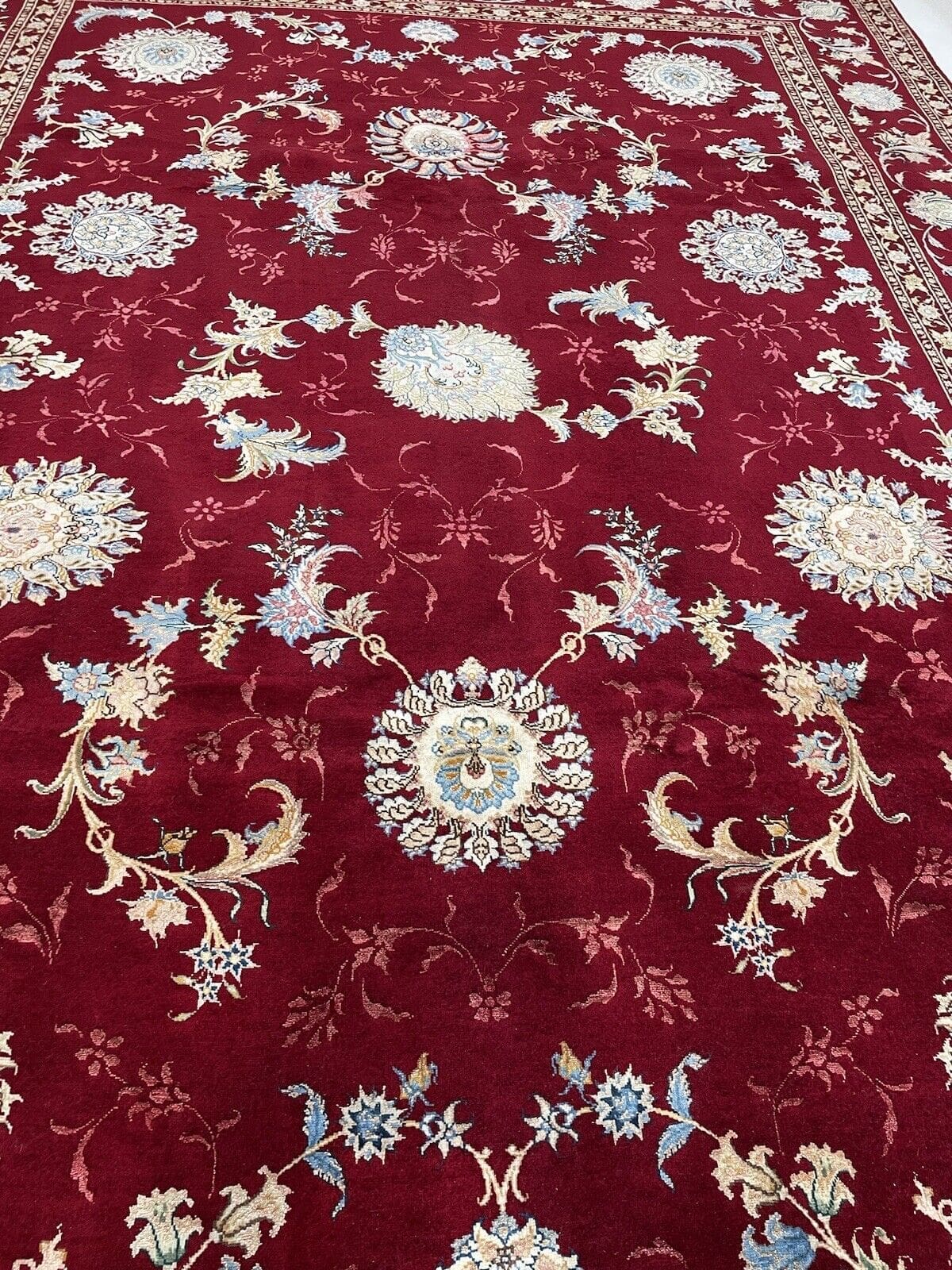 Perserteppich Tabriz 348 x 248 cm Seide handgeknüpft