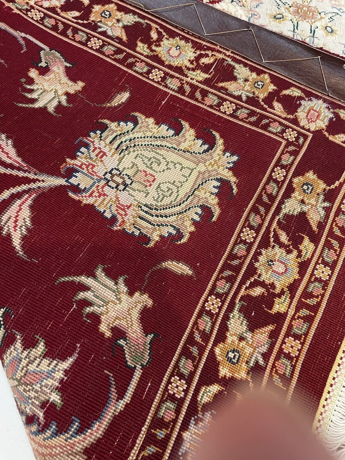 Perserteppich Tabriz 348 x 248 cm Seide handgeknüpft