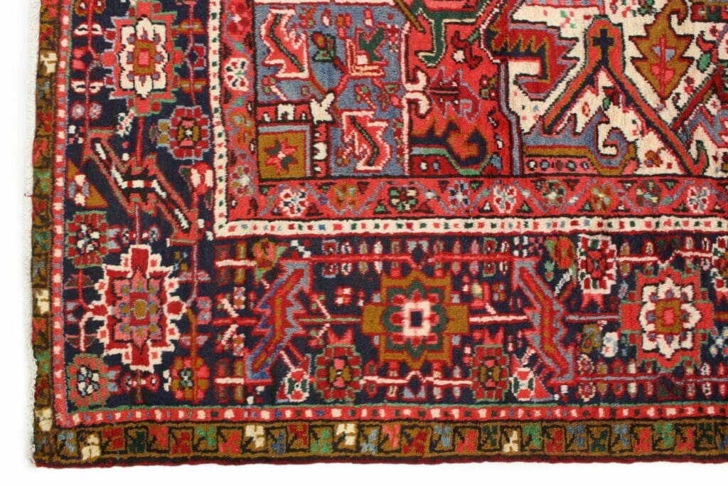 Perserteppich Heriz 397 x 272 cm Wolle handgeknüpft