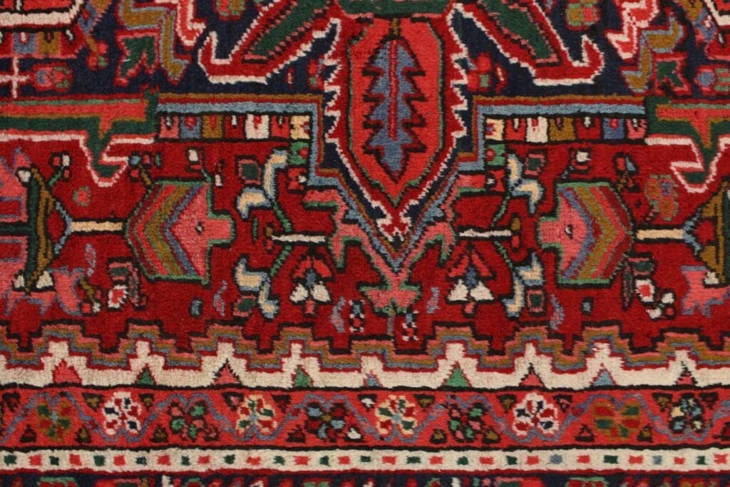Perserteppich Heriz 397 x 272 cm Wolle handgeknüpft