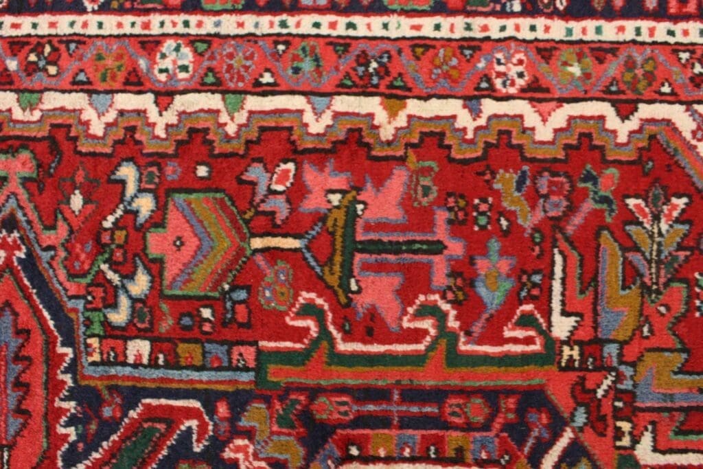 Perserteppich Heriz 397 x 272 cm Wolle handgeknüpft