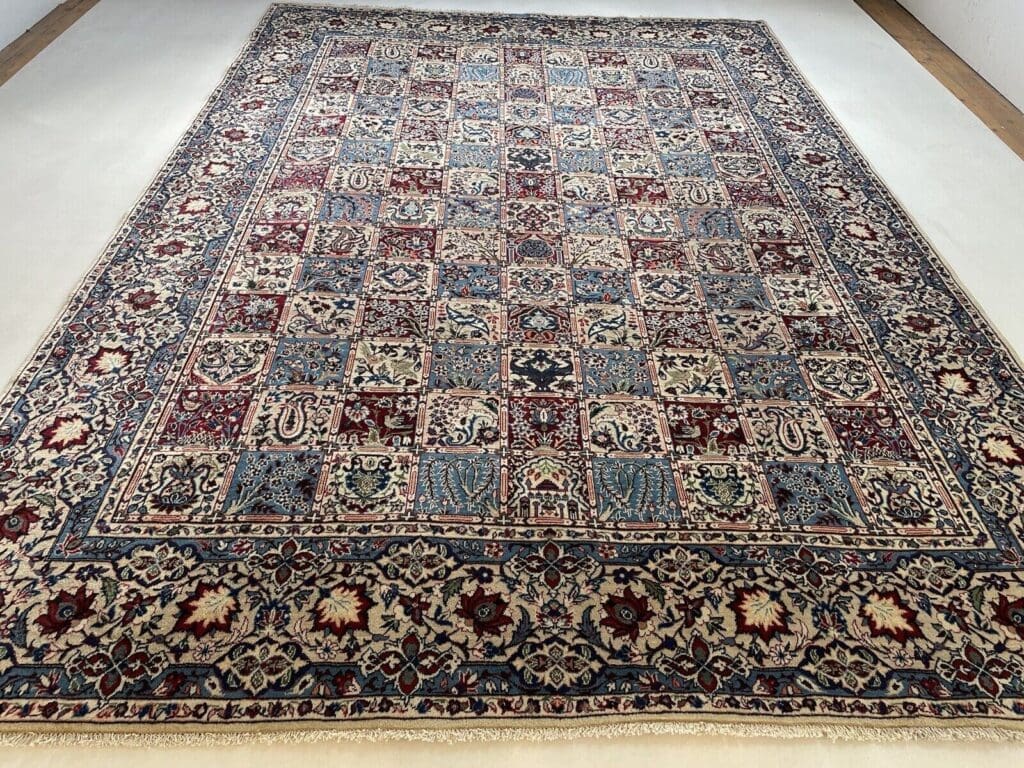 Perserteppich Sarough 368 x 258 cm Schurwolle Handgeknüpft