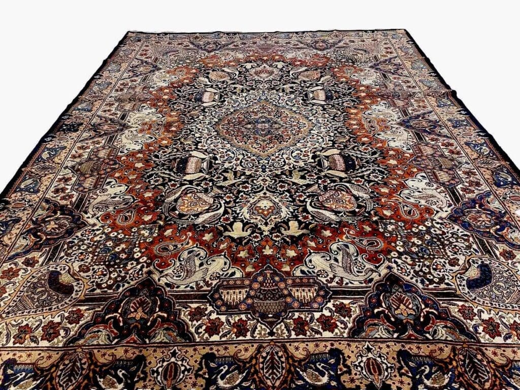 Perserteppich Kaschmar 400 x 300 cm Schurwolle handgeknüpft