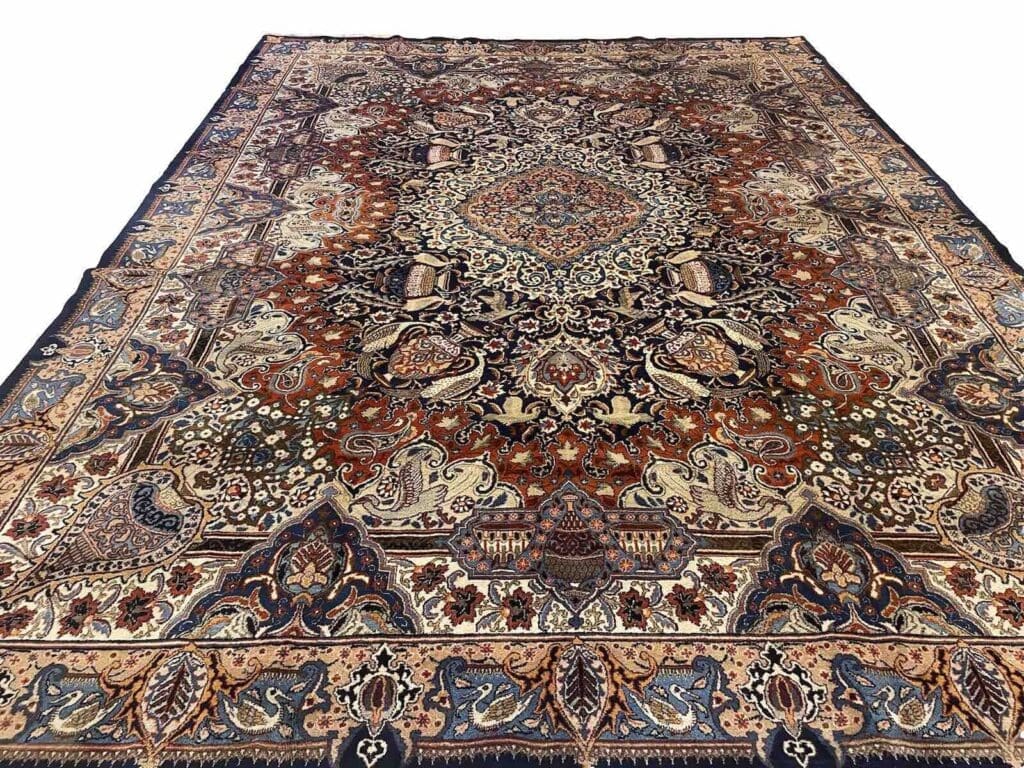 Perserteppich Kaschmar 400 x 300 cm Schurwolle handgeknüpft
