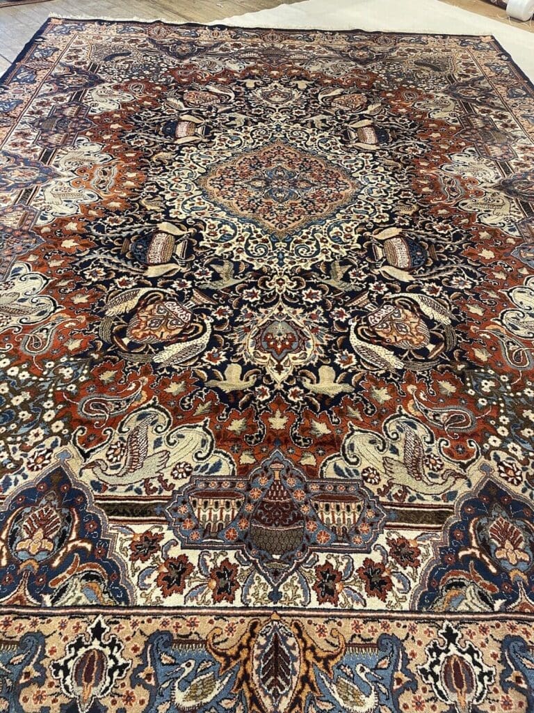Perserteppich Kaschmar 400 x 300 cm Schurwolle handgeknüpft