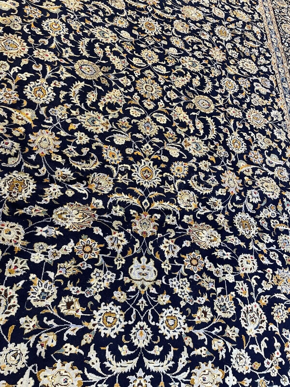 Perserteppich Keschan 390 x 280 cm Wolle handgeknüpft