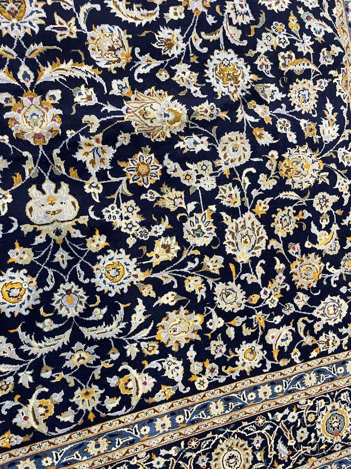 Perserteppich Keschan 390 x 280 cm Wolle handgeknüpft