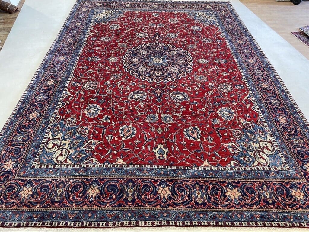 Perserteppich Sarough 410x300 cm Wolle handgeknüpft