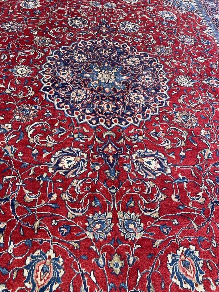 Perserteppich Sarough 410x300 cm Wolle handgeknüpft