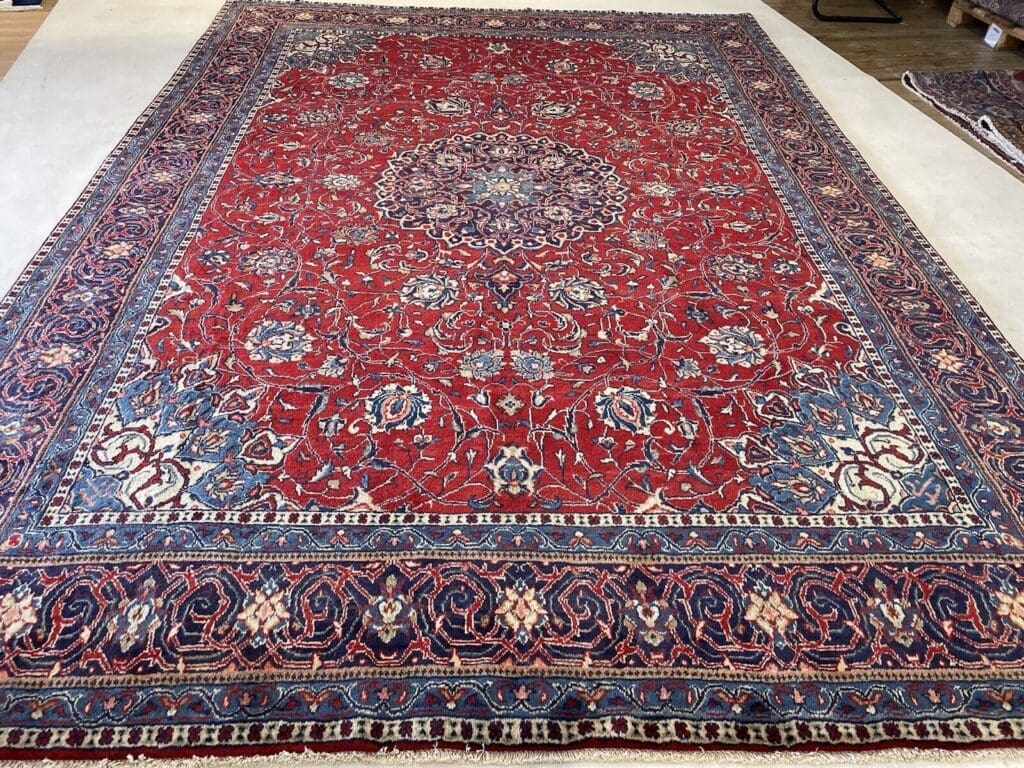Perserteppich Sarough 410x300 cm Wolle handgeknüpft