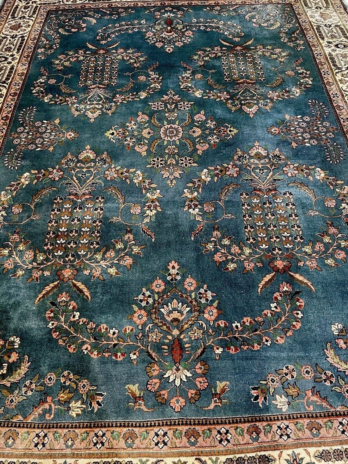 Perserteppich Kurdistan 335x250 cm Kaschmir handgeknüpft