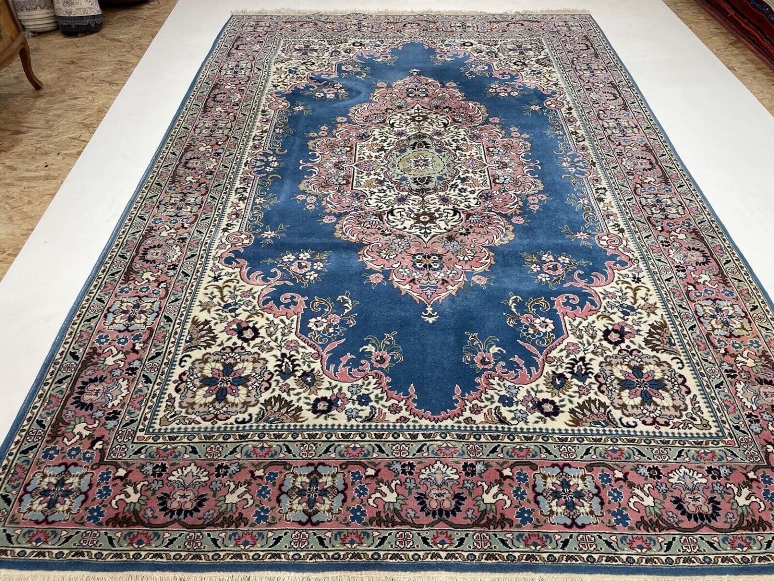 Perserteppich 310 x 210 cm Schurwolle handgeknüpft