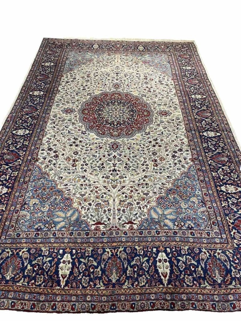Perserteppich Kerman 300x200 cm Korkwolle handgeknüpft
