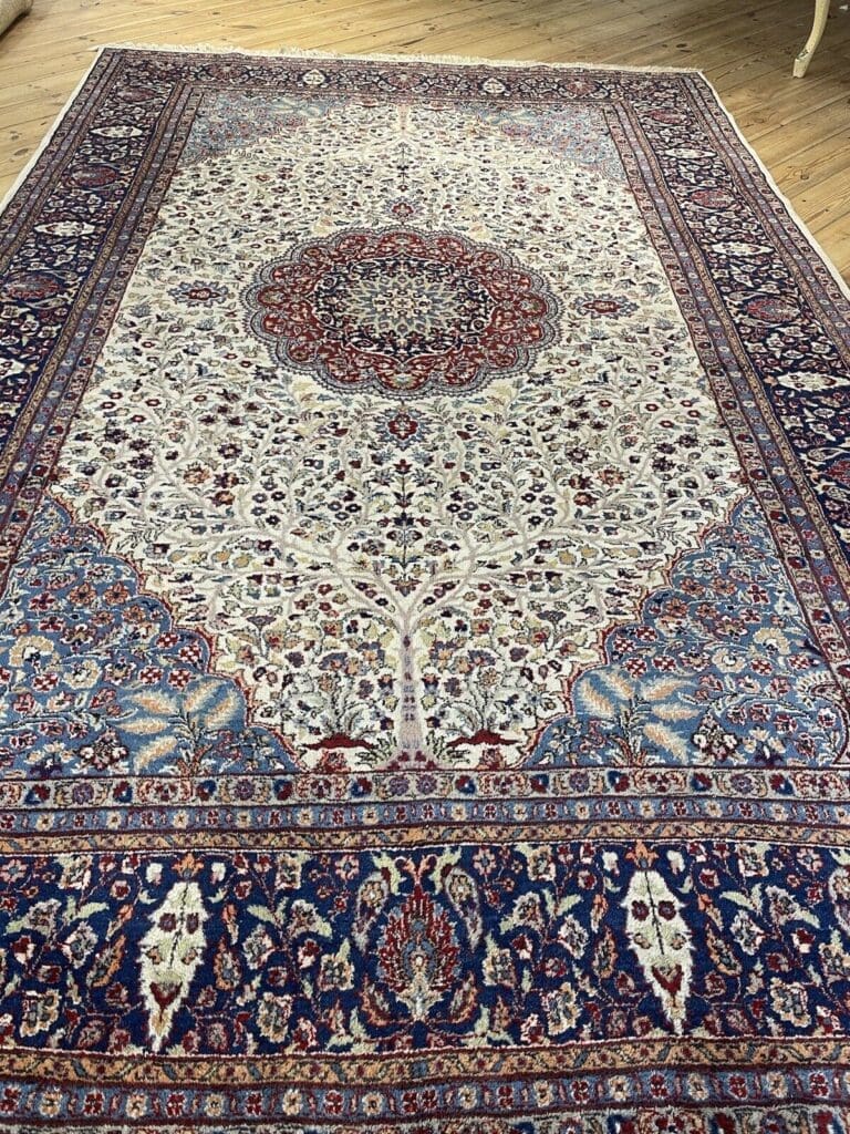 Perserteppich Kerman 300x200 cm Korkwolle handgeknüpft