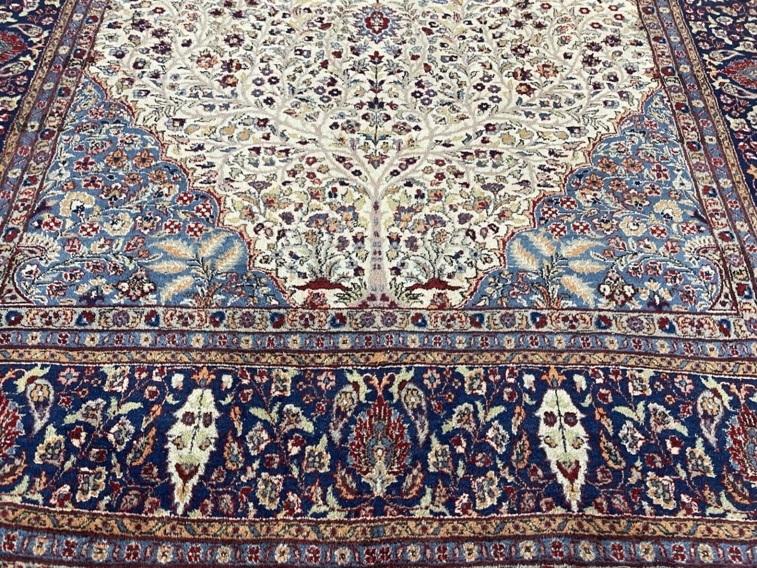 Perserteppich Kerman 300x200 cm Korkwolle handgeknüpft