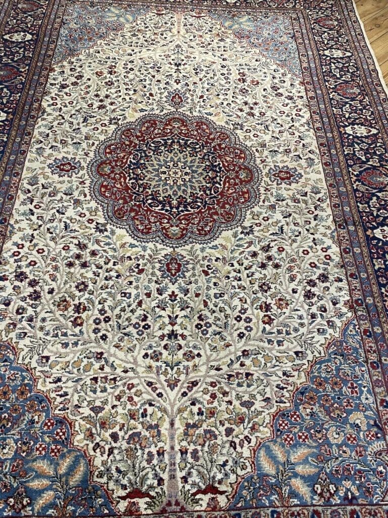 Perserteppich Kerman 300x200 cm Korkwolle handgeknüpft