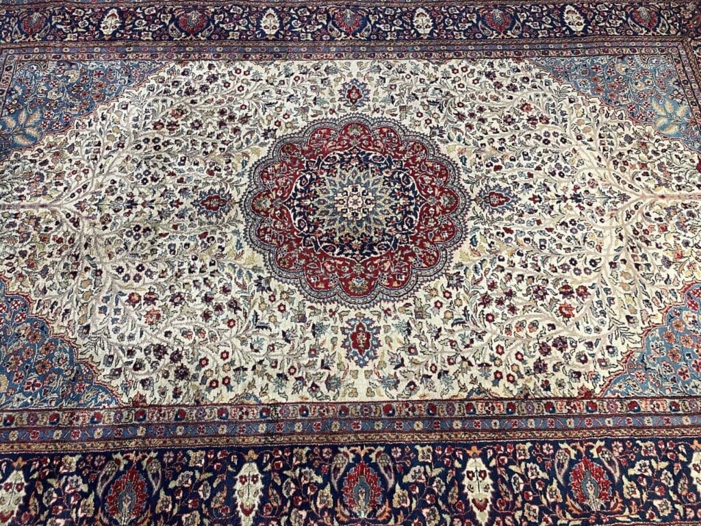 Perserteppich Kerman 300x200 cm Korkwolle handgeknüpft