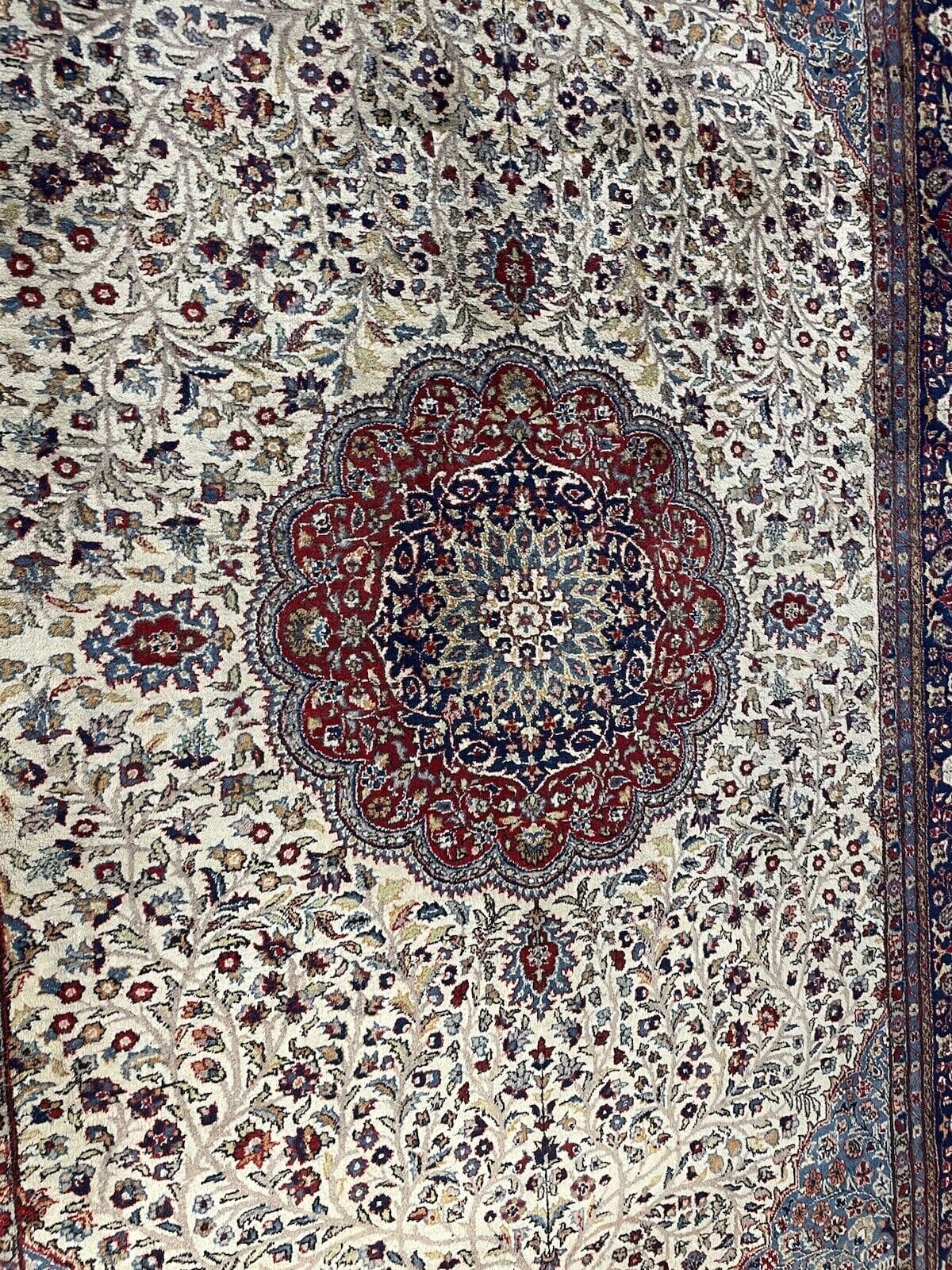 Perserteppich Kerman 300x200 cm Korkwolle handgeknüpft