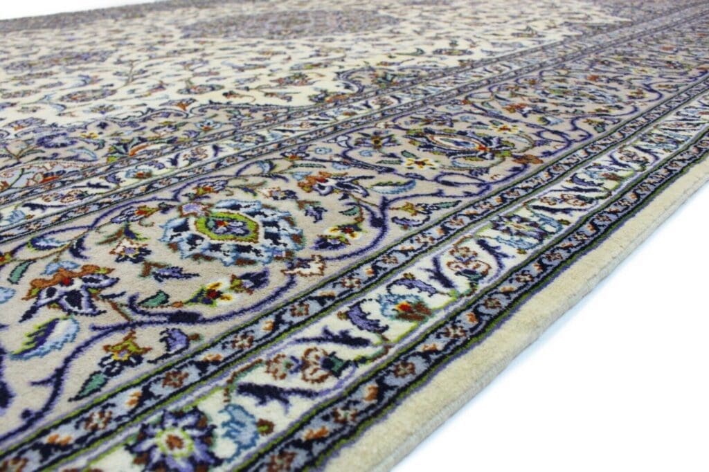 klassischer-orientteppich-kashan-hell-390x300-cm-320000-knoten-m-1-4 Perserteppich Kashan 390 x 300 cm Wolle handgeknüpft