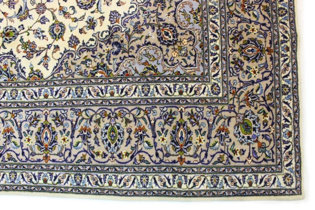 klassischer-orientteppich-kashan-hell-390x300-cm-320000-knoten-m-1-8 Perserteppich Kashan 390 x 300 cm Wolle handgeknüpft
