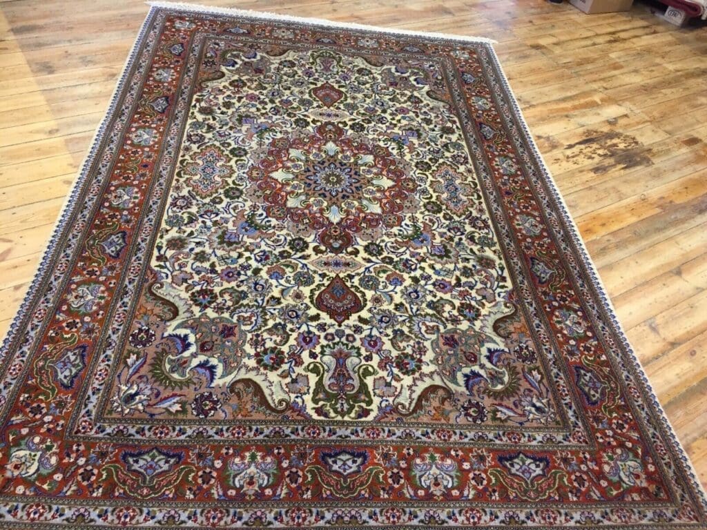 Perserteppich Tabriz 300 x 200 cm Wolle handgeknüpft