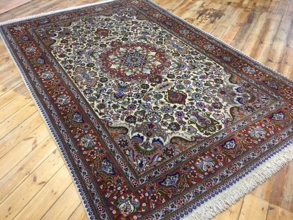 Perserteppich Tabriz 300 x 200 cm Wolle handgeknüpft