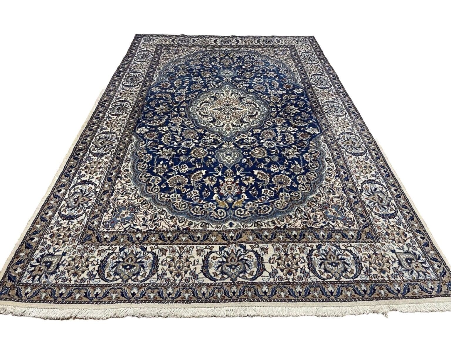 Perserteppich Nain 9LA 300 x 200 cm Seide handgeknüpft