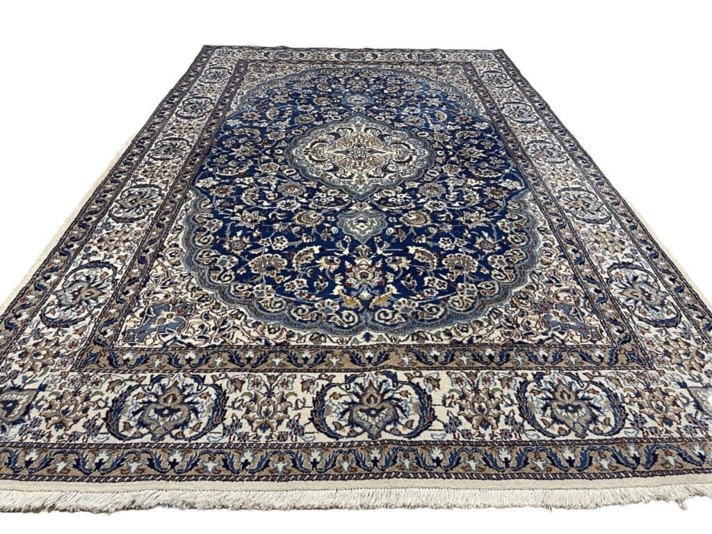 Perserteppich Nain 9LA 300 x 200 cm Seide handgeknüpft