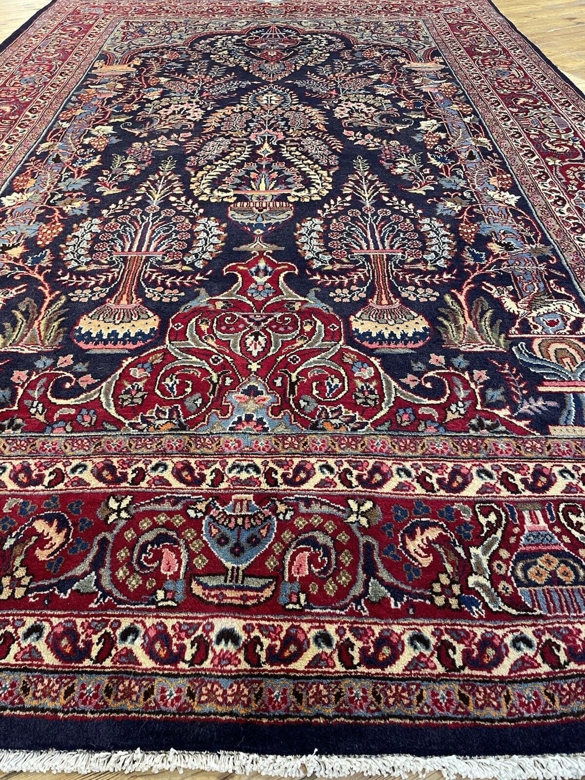 Perserteppich Mashad 300x200 cm Wolle handgeknüpft