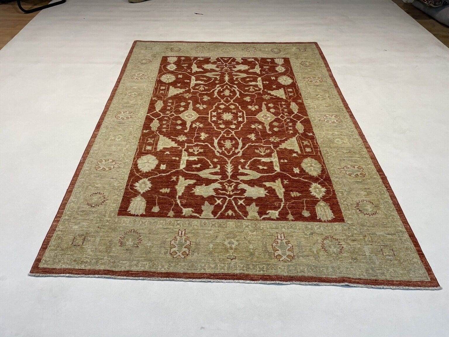 Orientteppich Ziegler Farahan 240 x 170 cm Wolle handgeknüpft