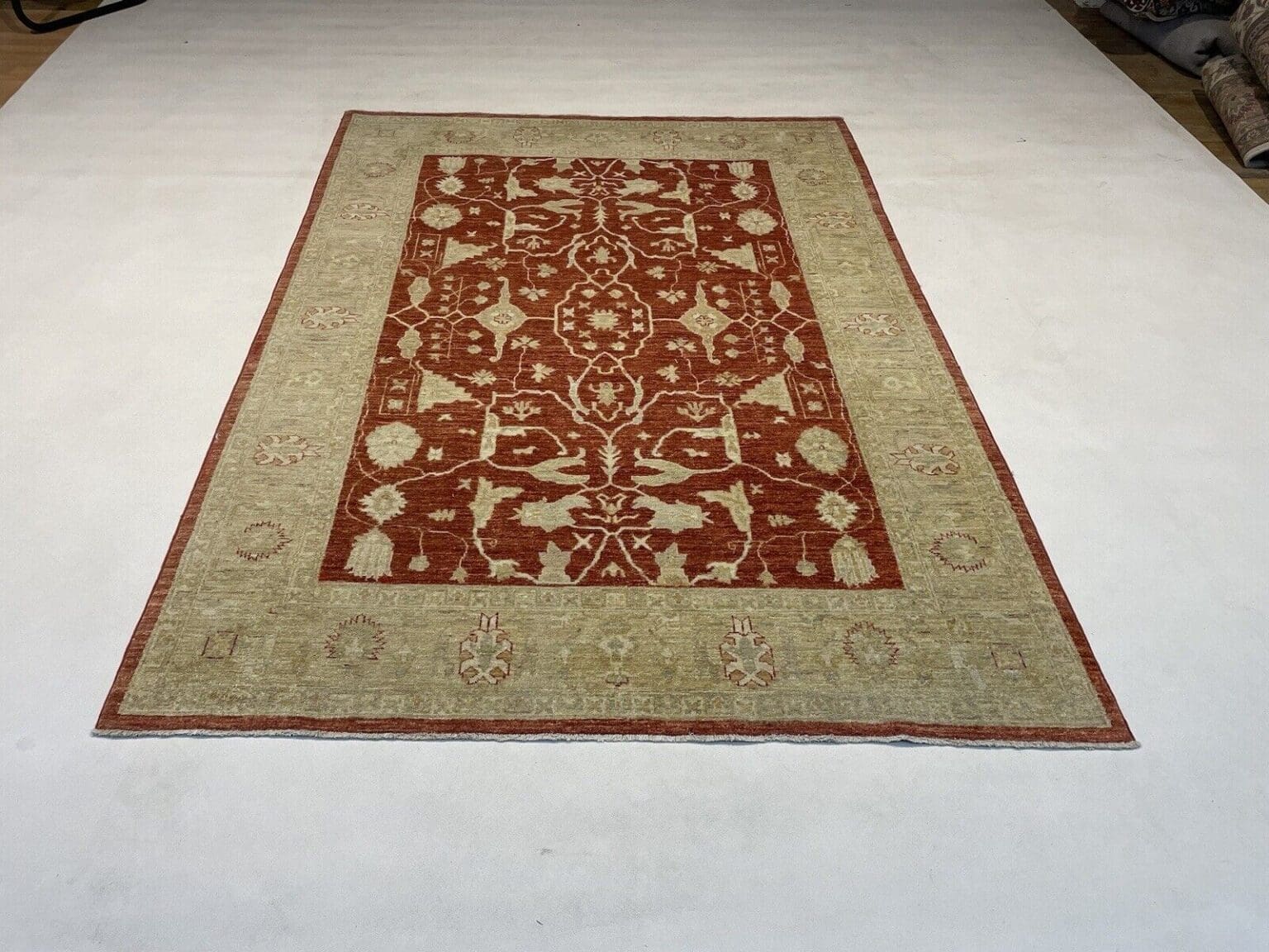 Orientteppich Ziegler Farahan 240 x 170 cm Wolle handgeknüpft